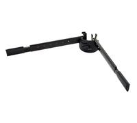 K&M 18865 Kit de soporte A negro anodizado - extensión para teclado adicional, base de columna Spider Pro