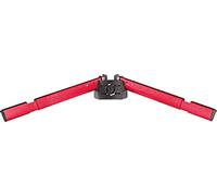 K&M 18865 Kit de soporte A rojo anodizado - extensión para teclado adicional, base de columna Spider Pro