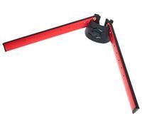 K&M 18865 Kit de soporte A rojo anodizado - extensión para teclado adicional, base de columna Spider Pro