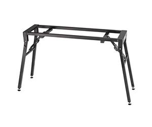 K&M 18953 estante plegable para Stagepiano - negro, acero - altura variable de 60 a 100 cm - plegable