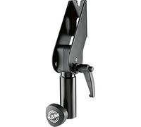 K&M 19610 Adaptador de trípode Negro, Acero - Para montaje de pantallas y altavoces en trípodes de micrófono