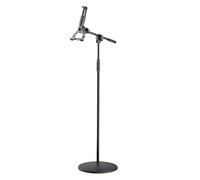 K&M - 19789 - Soporte para tableta de bioplástico con base plana - Negro