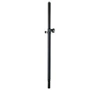 K&M Tubo de extensión 21336 – Negro, acero, ajustable con tornillos de bloqueo