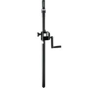 K&M 21340 tubo de extensión con manivela y Ring Lock para sistema de altavoces satélite - extensión variable hasta 152 cm