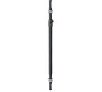 K&M 21376 Tubo espaciador Easy Lock para sistema satélite, mandril expandible por ambos lados - negro, acero - extensión hasta 150 cm