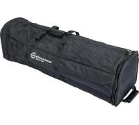 K&M 21427 Select bolsa de transporte negra - bolsa profesional para 6 soportes de micrófono con ruedas - resistente al desgarro y repelente al agua