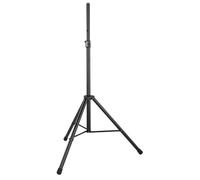 K&M 21435 Soporte para altavoz de acero negro - ø 3,5 cm, con trípode y amortiguador - ligero y resistente, hasta 50 kg