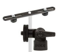 'K & M 23550 estéreo Bar Complemento Carril + RODE Pivot Adaptor 3/8 Articulación de giro