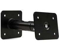 K&M 24185 Soporte pared/techo para amplificador, en acero, negro - rotación 360° - inclinación hasta 90° - soporta hasta 10 kg