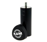 Konig & Meyer 24521-070-55 - Reductor para soporte de altavoz (8 x 18 mm), color negro