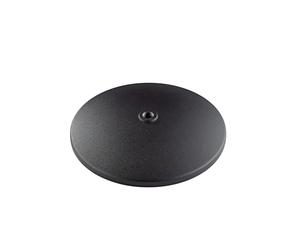 K&M - 26009 - Soporte de micrófono redondo - negro texturizado