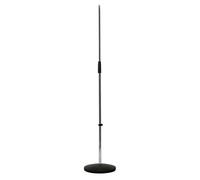 K&M 26010 Round Base Floor Microphone Stand Chrome