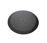 K&M 26700 base redonda negra, acero - base estable para combinación de barra espaciadora y tubo - 45 cm de diámetro