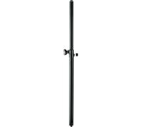 K&M 26736 Barra espaciadora para sistema satélite y estante - acero, negro - altura ajustable mediante tornillo de bloqueo