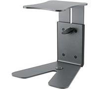 K&M 26772 Soporte de escritorio para monitor gris basalto, en acero - soporte regulable en altura con un diseño innovador