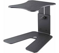 K&M 26774 Soporte para monitor de sobremesa, negro, acero - soporte de altura regulable con diseño innovador