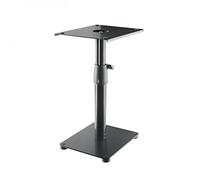K&M 26775 Soporte de escritorio para monitor negro, en acero - soporte regulable en altura con diseño innovador - estante grande