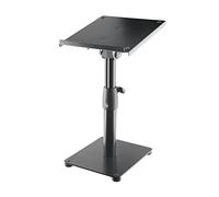 K&M 26776 Soporte de mesa basculante para monitor, negro, acero - soporte regulable en altura - estante basculante