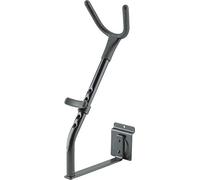 K&M - 44240 - Soporte para saxofón alto/tenor para panel ranurado - Negro