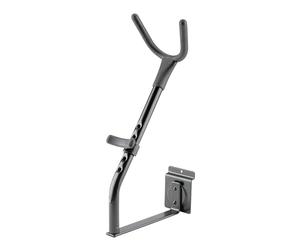 K&M - 44240 - Soporte para saxofón alto/tenor para panel ranurado - Negro