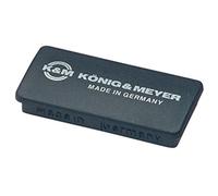 K&M - König & Meyer »115/6 MAGNET« Imán para soporte de música - Funda de fieltro protectora - Color: Negro con impresión K&M