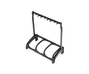 K&M Konig & Meyer 17513.016.55 Guardian 3 - Soporte para guitarra eléctrica, bajo o acústica, soportes protectores, ahorro de espacio, para músicos adultos/jóvenes, color negro