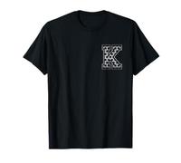 K Monograma Inicial Alfabeto Letra niño niña Entrenador fútbol Camiseta