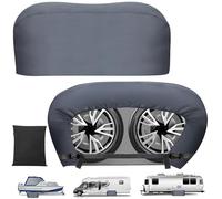 K-Musculo Cubiertas para neumáticos de Autocaravana, Cubierta de neumático de Doble Eje, Paquete de 2 Fundas de Rueda de RV para neumáticos de 27 a 29 Pulgadas de diámetro, adecuadas para RV, camión,