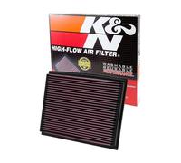 K&N 33-2209 - Filtro de Aire Coche, Lavable y Reutilizable, 294 x 265 x 44 mm