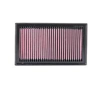 K&N Engineering Filtro de aire 33-2927 para Renault Clio, Modus y Nissan Juke, NV200, Micra, Note