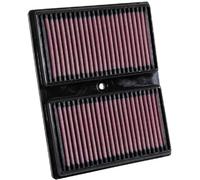 K&N Engineering Filtro de aire de coche 33-3037 larga duración Rojo