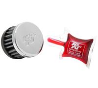 K&N 62-1340 Filtro de Aire para 5/8" ID Vent, 2" D, 1.5" H, CLAMP-ON Coche y Moto