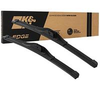 K&N EDGE Wiper Blades: All Weather Performance, Superior Windshield Contact, Streak-Free Wipe Technology: 22" + 18" (Pack of 2)