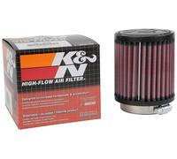 K&N Filters Filtro de aire deportivo RU-0800 goma universal para coche y moto