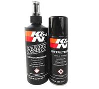 Set Limpieza Spray Filtro 1 Deportivo K&N Kn Coche Moto Detergente 355ml Aceite