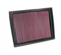 K&N Filters 33-2333 Filtro de aire deportivo Filtro de aire cuadrada