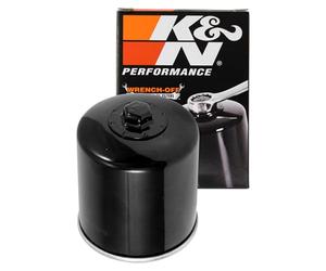 K&N Filters KN-174B Filro the Aceite Moto | Hexágono de 17 mm, metal, redondo, brillante, OEM KN-174B, compatible con Harley Davidson VRSCDX 1250 Night-Rod Special 2008