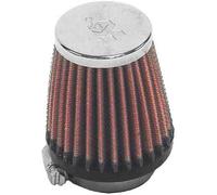 K&N Filtro cromado universal 1-9/16"FLG, 2-5/8"B, 2"T, 3"H