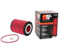 K&N Filtro de aceite Serie High Performance HP-7007 compatible con BMW, Ford, Landrover, Volvo