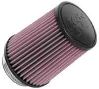 K&N Filtro de admisión de aire universal con abrazadera: alto rendimiento, premium, lavable, filtro de repuesto: diámetro de la brida: 3.5 pulgadas, altura del filtro: 6.5 pulgadas, longitud de la