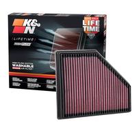 K&N Filtro de aire 33-3136 compatible BMW Serie 3 (G20), Z4 (G29) 2018-, Toyota Supra 2019-