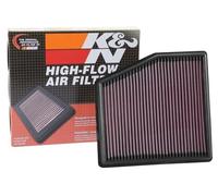 K&N Filtro de Aire de Reemplazo compatible con Chrysler Pacifica 3.6 (excl. Híbrido) 2017- (33-5061)