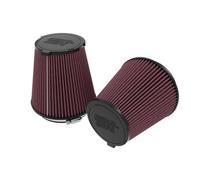 K&N Filtro de Aire de Reemplazo compatible con Ford Mustang V8 5.0 2024- (E-0630) (Juego de 2 piezas)