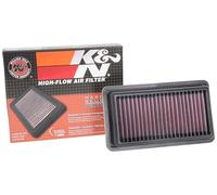 K&N Engineering, Inc. Filtro de aire (de coche) para DACIA: Sandero, Logan & RENAULT: Clio, Captur, Arkana & NISSAN: Micra, Juke (Ref: 33-3082)