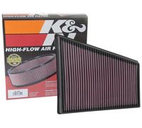 K&N Filtro de Aire de Reemplazo compatible con Porsche 718 Boxster 2.0 & 2.5 2016- (33-3078)