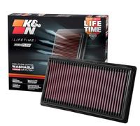 K & N filtro de aire de Toyota C HR 1.2 2016 de (33 - 3080), color rojo