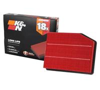 K&N Filtro de aire del motor: filtro de aire de repuesto de larga duración de 18,000 millas: compatible con camioneta Chevy/GMC 2019 (Silverado 1500, Sierra 1500), KNA-5083