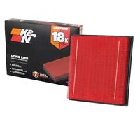 K&N Filtro de aire del motor: larga vida útil de 18,000 millas. Filtro de aire de repuesto: compatible con Ford/Lincoln Truck y SUV 2007-2021 (F150, F150 Raptor, Expedition, Navigator, F250, F350