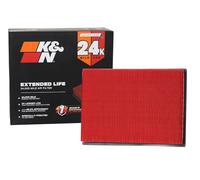 K&N Filtro de aire del motor: vida útil extendida 24,000 millas. Filtro de aire de repuesto: compatible con Toyota/Lexus SUV V6/V8 2010-2019 (4runner, GX460, Land Cruiser, FJ Cruiser, Prado), KNX-2438