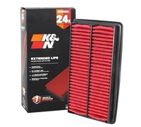 K&N Filtro de aire del motor: vida útil extendida de 24,000 millas. Filtro de aire de repuesto: compatible con Honda/Acura V6 2016-2022 (Odyssey, Passport, Pilot, Ridgeline, MDX), KNX-5041